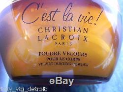 C'est la Vie Perfumed Dusting Body Powder Christian Lacroix NOS New Vtg Perfume
