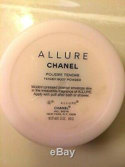 CHANEL ALLURE'Tender Bath Body Dusting Powder' 3 oz. / 85 G Women's Fragrance
