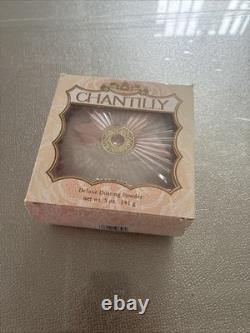 CHANTILLY Perfume Body Powder Deluxe Dusting Powder 5oz 141g Vintage NeW BOX