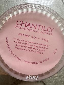 CHANTILLY Perfume Body Powder Deluxe Dusting Powder 5oz 141g Vintage NeW BOX