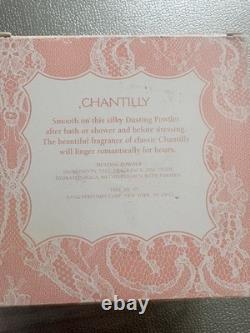 CHANTILLY Perfume Body Powder Deluxe Dusting Powder 5oz 141g Vintage NeW BOX