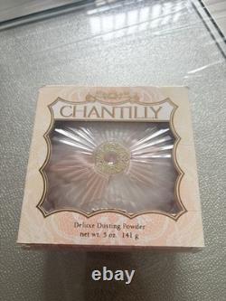 CHANTILLY Perfume Body Powder Deluxe Dusting Powder 5oz 141g Vintage NeW BOX