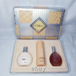 CHLOE Parfums Lagerfeld 3 piece set perfume body lotion dusting powder