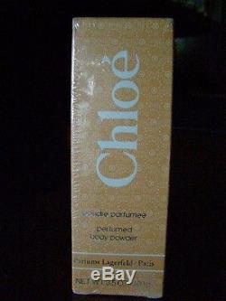 CHLOE Perfumed Bath Body Dusting Powder 3.5 oz 100 g Parfum Lagerfeld SEALED BOX