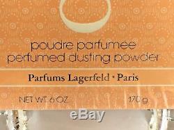 CHLOE Perfumed Bath Body Dusting Powder 6 Oz 170 g Karl Lagerfeld Parfums SEALED