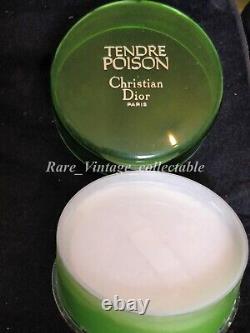 CHRISTIAN DIOR VINTAGE ORIGINAL TENDRE POISON PERFUMED HUGE 120Gm DUSTING POWDER