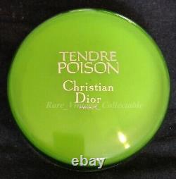 CHRISTIAN DIOR VINTAGE ORIGINAL TENDRE POISON PERFUMED HUGE 120Gm DUSTING POWDER