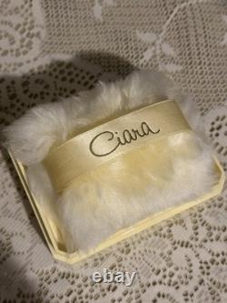 CIARA BY CHARLES REVSON Luxurious Perfume Dusting Powder New Opened Celluloid