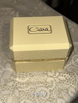 CIARA BY CHARLES REVSON Luxurious Perfume Dusting Powder New Opened Celluloid