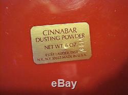 CINNABAR DUSTING POWDER 6 OZ. Estee Lauder Bath Body Perfume Fragrance NEW