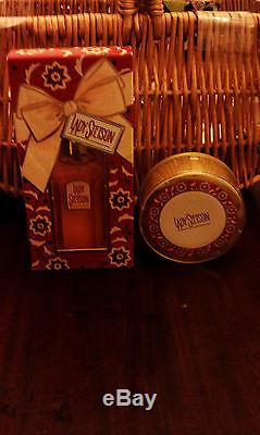 COTY LADY STETSON COLOGNE 2 OZ SPRAY PERFUMED DUSTING POWDER 1.75 OZ FOR HER