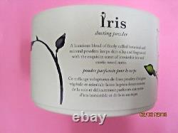 CRABTREE EVELYN NEW IRIS DUSTING POWDER NEWEST SCENT +PUFF 3 oz FULL SIZE