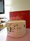 CRABTREE & EVELYN NEW LILY PERFUMED DUSTING POWDER + PUFF 3.4 oz FULL SIZE
