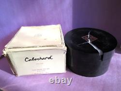 Cabochard by Gres Vintage Dusting Bath Powder & Puff. 81 oz 250g Broken Worn Box