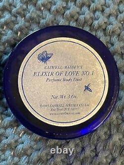 Caswell Massey's Elixir Of Love No. 1 Perfumed Body Dust Powder 3 oz original