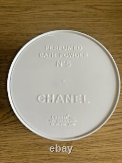 Chanel No. 5 Perfumed Bath Dusting Powder 8.0 ozs. Puff & Screen NO BOX Full