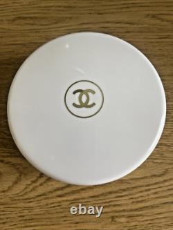 Chanel No. 5 Perfumed Bath Dusting Powder 8.0 ozs. Puff & Screen NO BOX Full