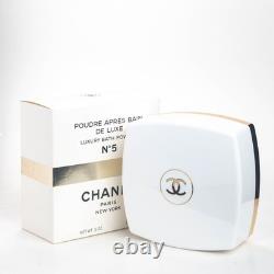 Chanel No5 Luxury Bath Powder 5OZ Perfumed Dusting Body Vintage No 5 SEALED