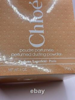 Chloé Lagerfeld Large 6 oz Perfumed Dusting Powder Discontinued UNOPENED/NEW