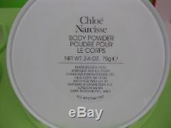 Chloe Narcisse Dusting / Body Powder 2.6 Oz. NIB + Free Perfume