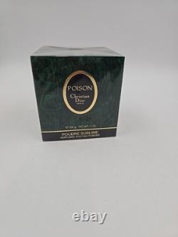 Christian Dior 7 Oz 200g POISON Perfume Dusting Powder Poudre Sublime SEALED BOX