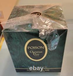Christian Dior 7 Oz 200g POISON Perfume Dusting Powder Poudre Sublime SEALED BOX