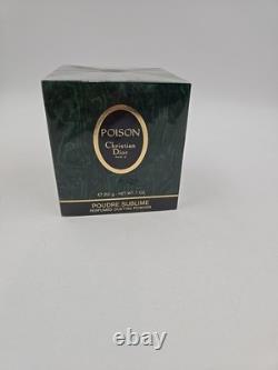 Christian Dior 7 Oz 200g POISON Perfume Dusting Powder Poudre Sublime SEALED BOX