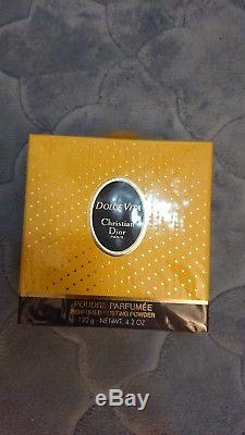 Christian Dior DOLCE VITA 4.2 Oz 120 g Perfumed Bath Body Dusting Powder SEALED