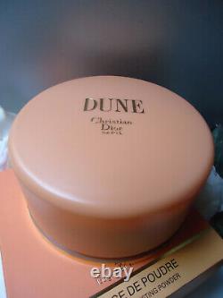 Christian Dior DUNE Perfumed Dusting Powder Talc 120g Mint Sealed Gift Cond Box