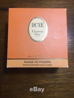 Christian Dior Dune Perfumed Dusting Powder 150 Grams 5.3 Oz. Discontinued Open
