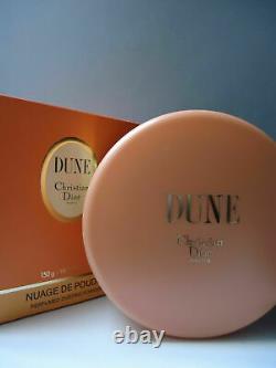 Christian Dior Dune Perfumed Dusting Powder Talc 150g HUGE Gift Cond Sealed Box