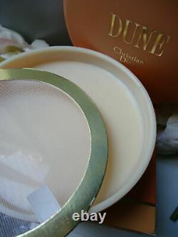 Christian Dior Dune Perfumed Dusting Powder Talc 150g HUGE Gift Cond Sealed Box