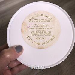 Christian Dior Miss Dior 4 Oz Perfumed Bath Body Dusting Powder Vintage Disc'd