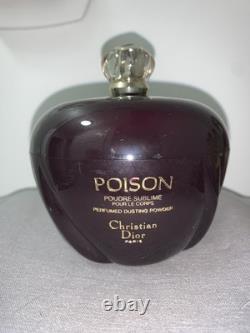 Christian Dior POISON Perfume Dusting Powder POUDRE 200g 7 Oz NWOB SEALED France