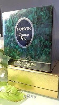 Christian Dior POISON poudre sublime, perfumed dusting powder 200g 7 oz, sealed
