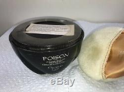Christian Dior Poison Perfumed Dusting Powder 7 Oz Vintage New Unbox (p31)