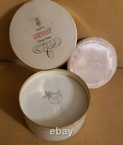 Coty L'Aimant Dusting Powder Evening Paris Bourjois Jeffersn Monticello Puff Box