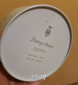 Coty L'Aimant Dusting Powder Evening Paris Bourjois Jeffersn Monticello Puff Box