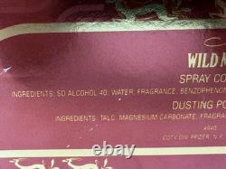 Coty Wild Musk Gift Set Spray Cologne 1.5 fl oz & Dusting Powder 4 oz VTG NOS