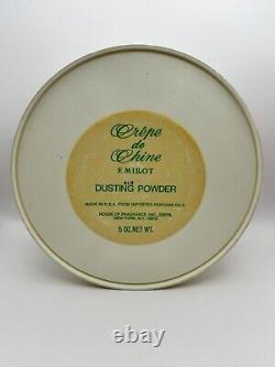 Crepe De Chine By F. Millot 5oz Perfumed Vintage Dusting Powder