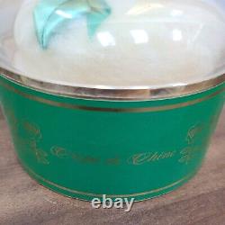 Crepe De Chine Parfum Dusting Powder 8 Oz. F. Millot Sealed in Box Vintage