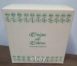 Crepe De Chine Parfum Dusting Powder 8 Oz. F. Millot Sealed in Box Vintage