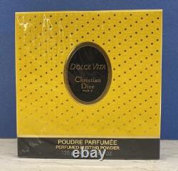 DOLCE VITA CHRISTIAN DIOR POUDRE PARFUMEE 120 g/4.2 oz Dusting Powder Sealed