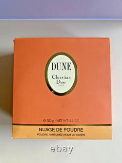 DUNE BY CHRISTIAN DIOR perfumed dusting powder 150g 5.3 oz Sealed Powder in Box