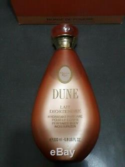 DUNE by Christain Dior HUGE Perfumed Dusting Powder & DUNE Perfumed Moisturizer