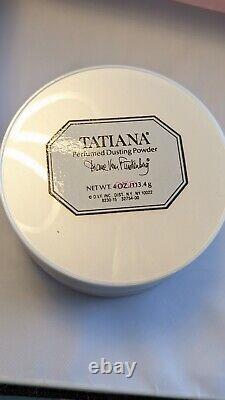 Diane Von Furstenberg TATIANA Perfumed Dusting Powder 4 oz Sealed vintage