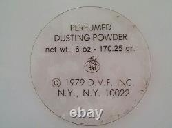 Diane Von Furstenberg TATIANA Perfumed Dusting Powder 6oz Sealed 1979 Vintage