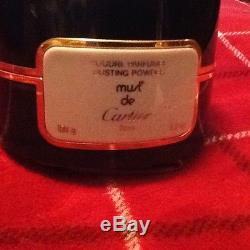 Discontinued Dusting Powder Talc Must de Cartier Pure Parfum Fragrance perfume