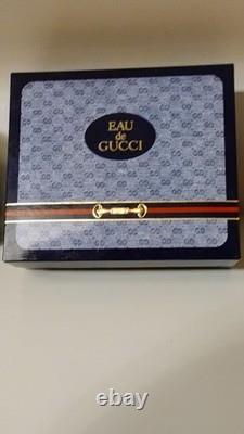 EAU DE GUCCI Dusting Powder 4 Oz & Perfume Concentrate 1 Oz VINTAGE IN BOX