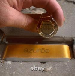 ESTEE LAUDER AZUREE DUSTING BODY POWDER 8102 Powder Puff Vanity Case & Perfume